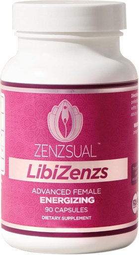[BRSWGHD3ARYBOADU] ZENZSUAL Libizenzs – Plant-Based Energy Support Supplement for Women – Caffeine-Free with Maca Root, Ashwagandha & Ginseng – Supports Daily Stamina, Focus & Well-Being – 90 Vegan Capsules