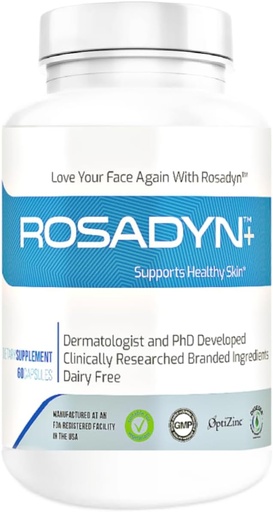 [BRSRA23QAUIQGFI4] Rosacea Skin Care Supplement for Redness of Face, Eye and Nose | Targets The Root Cause of Symptoms
