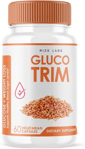[BRSROA33AQGW22TL] GlucoTrim - GlucoTrim Oral Capsules to Maintain Stable Healthy Levels, All-Natural Blood Dietary Supplement, GlucoTrim Advanced Formula for Optimal Health, Gluco Trim Reviews (60 Capsules)