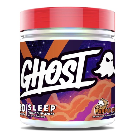 [BRSRAFT6CF6WAYIZ] GHOST Sleep Dietary Supplement, Apple Pie - Recovery & Rest with Premium Ingredients Including Melatonin, Colostrum & Ashwagandha - Supports Sleep Quality - Gluten-Free & Sugar-Free
