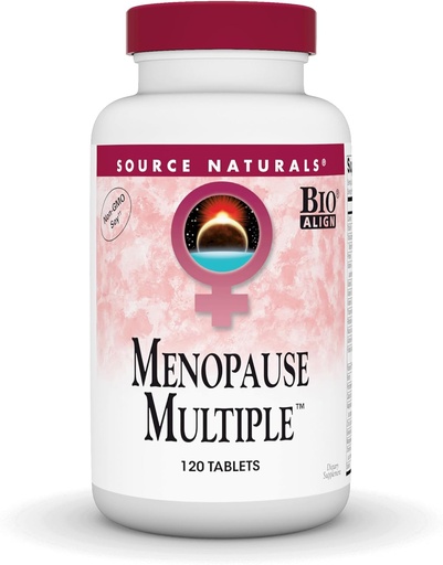 [BRSWIYQOAUAQI3DO] Källa Naturals Menopause Multiple, Non-GMO Soy - Biojusterad Formel - 120 tabletter