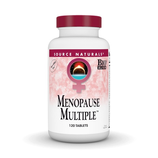 [BRSWIYQOAUAQI3DO] Source Naturals Menopause Multiple, 120 Tablets | Bio-Aligned® Formula | Multi-System Support for Menopause | Non-GMO Soy*