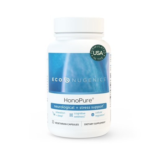 [BRSWIEIOOV6AGH3U] EcoNugenics HonoPure Magnolia Bark Extract – 98% Pure Honokiol Supplement Helps with Brain Function, Sleep Aid, Stress Relief & Overall Mood – Nootropic with GABA & Antioxidant Support – 30 Capsules