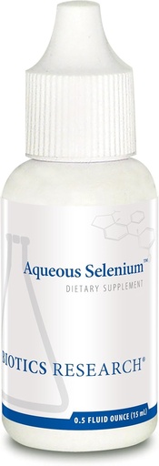 [BRSWIFYTAUIQ2CLI] Biotics Research Aqueous Selenium Liquid Formula, 95 mcg Selenium Drop, štítna žľaza Gland Function, DNA Production, Cognitive Health, Potent Antioxidant 0.5 Fluid Ounces