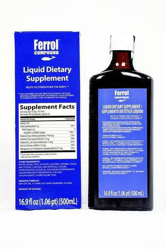 [BRSWIYIIBZ4RKYD4] Compound - Liquid Dietary Supplement 16.9 fl oz