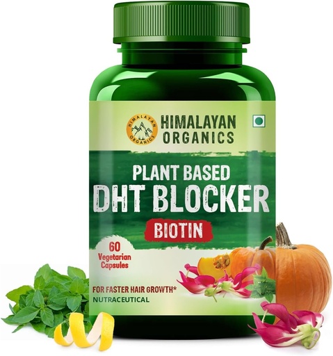 [BRSROCDQA4JROCD4] Generic Plant-Based DHT Blocker with Goodness of Nettle Leaves | for Men and Women - 60 Veg Capsules