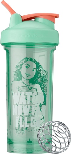 [BRSROYIHAABBO3IV] BlenderBottle Disney Princess Shaker Bottle Pro Series, Perfect for Protein Shakes and Pre Workout, 28-Ounce, Watch How Far I'll Go, Moana