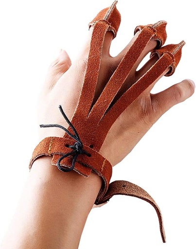 [BRSWGHARCIMWCAYV] 3 Finger Design Archery Shooting Protect Gloves
