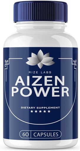 [BRSROGTQOYFAM3LU] rize labs - Aizen Power for Men, All Natural Ανδρικό συμπλήρωμα για την ενίσχυση της ενέργειας και της απόδοσης (60 κάψουλες)
