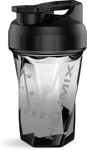 [BRSRMGL6CMPAGFDZ] HELIMIX 1.5 Vortex Blender Shaker Bottle Holds Upto 20oz | No Blending Ball or Whisk | USA Made | Portable Pre Workout Whey Protein Drink Shaker Cup | Mixes Cocktails Smoothies Shakes | Top Rack Safe