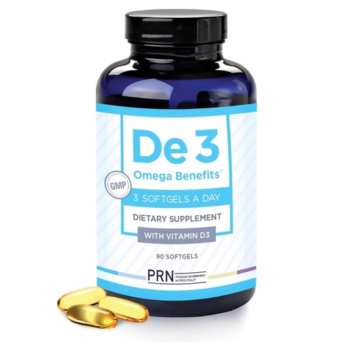 [BRSWYYY7CMFQYCYY] De3 Dry Eye Ultra Pure rTG Omega 3 – Support for Dry Eyes - 2400 mg EPA & DHA – New & Improved-Burpless-3 per day serving, 1-month supply