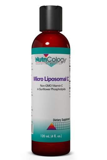 [BRSWIFYHBQMR6YDY] Allergy Research Group Nutricology Micro Liposomal C 1000mg Supplement - Liquid Vitamin C, Sunflower Phospholipids, Sodium Ascorbate, Organic, Bioavailable - 4 Fl Oz