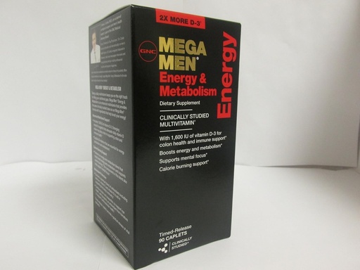 [BRSWIGQHA4HACCL4] GNC Mega Men Energia & Metabolizmus Diétakiegészítés Kapszula