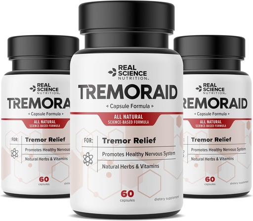 [BRSWKGD3CYGAM3D2] Essential Tremor Relief Supplements (60 Caps)* (3 Bottles)