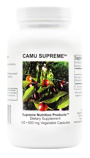 [BRSWYGILCV4BMGTF] Supreme Nutrition Camu Supreme, 120 Pure Camu Camu Fruit Vegetarian Capsules