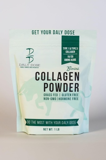 [BRSROA35OZ6GGYLB] Hydrolyzed Bovine Collagen, 1 lb Bag, Unflavored, 12g Protein per Serving, Type I & III, Keto/Paleo, 0 Sugar, Pesticide/Antibiotic Free, Non-Irradiated, Grass-fed Beef