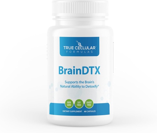 [BRSRAGL6C4HQOA3D] BrainDTX - Stöder kognitiv funktion, fokus och mental klarhet - Främjar Clear Thinking & Memory - med Alpha Lipoic Acid & Biotin - Antioxidant Support - 60 kapslar
