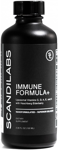 [BRSRM2QHDMPGA3LZ] Immune Formula+ 7-in-1 Liposomal Wellness Blend with powerful 산화제, 비타민 C, D, A, E, K1, K2, Elderberry | Vegan | 글루텐 프리 | 비 GMO | CGMP 인증