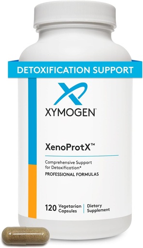 [BRSRMGQTCACWYHTF] XYMOGEN XenoProtX - toetab tervislikku östrogeeni metabolismi + ksenoöstrogeenide detox - DIM, NAC, kaltsium D-glukaraat + Fütonutrientsi toidulisandid maks Detox + maksa tervis (120 kapslit)