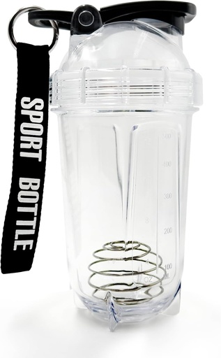 [BRSRAFANOQFGYDL5] Blender Shaker Butelis, 500ml / 16oz, Indų ploviklis Saugus, Atsparus skrydžiui, Nešiojamas Išrūgų baltymų gėrimai taurė, Mišiniai kokteiliai Šakės, dovanos vyrams moterims, baltos dramblio dovanos suaugusiems