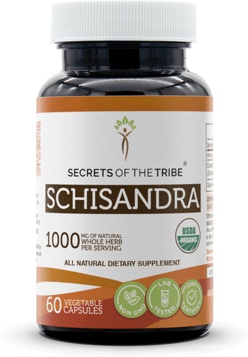 [BRSROEI2C4BRQD3X] Skrivnosti Tribe Schisandra USDA Organic 60 Kapsule 