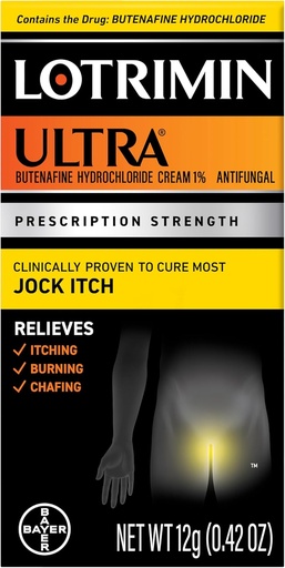 [BRSWIHL3DEOGAEL6] Lotrimin Ultra Jock Itch Cream - Потужна обробка адреналіну гідрохлориду для Jock Itch, 0.42 Ounce (12 грамів) (Packaging May Vary)