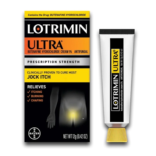 [BRSWIHL3DEOGAEL6] Lotrimin Ultra Jock Itch Cream - Powerful Butenafine Hydrochloride Treatment for Jock Itch, 0.42 Ounce (12 Grams) (Packaging May Vary)