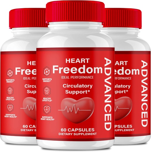 [BRSRAAQ3OQPWCYDP] Hartvrijheid Capsules, Official HeartFreedom Pillen - Energie en gezondheid Maximale sterkte, Hartvrijheid Circulatie Ondersteuning Capsules, Alle Natuurlijke Glyco Optimizer, Premium Formule Reviews (3 Pack)