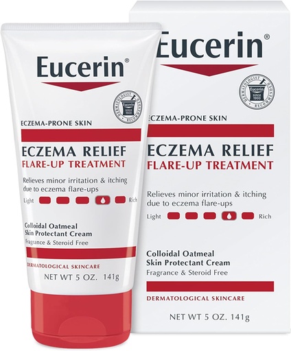 [BRSWGBDRCUMRYHI3] Eucerin Eczema Relief Flare-up Treatment - Provides Immediate Relief for Eczema-Prone Skin - 5 oz. Tube