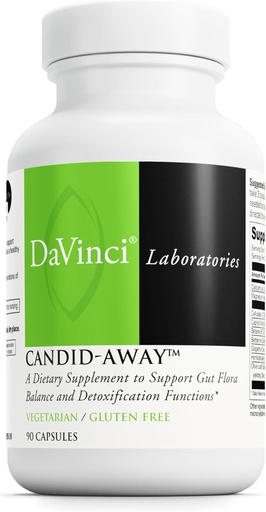 [BRSWIYIHCEDAEDTY] DAVINCI Labs Candid-Away - Digestive Gut Health Support, Immune System Support with Digestive Enzymes, Calcium, Magnesium & More* - 90 Vegetarian Capsules (30 zerbitzu)