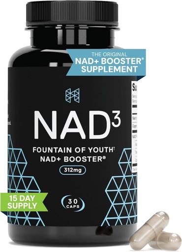 [BRSWKFQTOAEAKELY] HPN NAD+ Booster AKAN Nicotinamide Riboside (ND3) per a homes i dones contra l'Aguador NRF2, 312 mg per Serving Energia Natural suplementari per a Longevity & Cel·tality, 30 Wiggy Pills