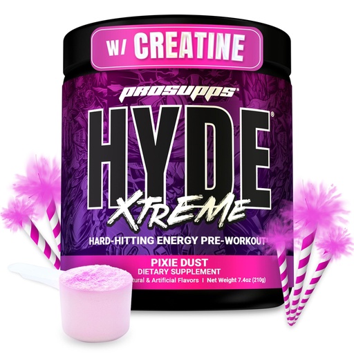 [BRSWGZQEAF5QY3LH] ProSupps Mr. Hyde Xtreme Pre Workout Powder with Creatine, Beta Alanine & Caffeine – Extreme Energy, Pumps, Focus & Performance - Fitness & Gym Supplements for Men & Women (Pixie Dust, 30 Servings)