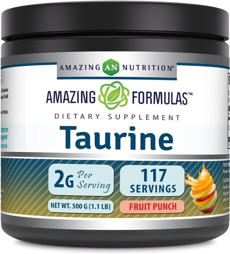[BRSRO2QTCIMBGHQ3] Osupljive formule Taurin 500 Grams (1,1 Lb) Powder dodatek 