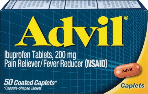[BRSWIGAOOMFBYCDG] Advil Coated Caplets, 50 ct