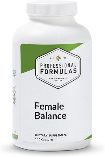 [BRSROYIFAEMGG3T3] Equilibrio femminile di formule professionali – Glandulars con radice di cohosh nera, vitamine e minerali per sostenere l'equilibrio dell'ormone premestruale e della menopausa e il benessere emotivo - Gluten Free, 90 Capsule
