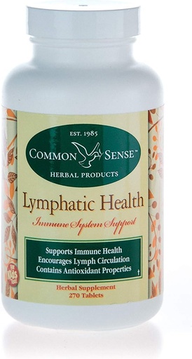 [BRSWGAL3C5YB4ALH] Common Sense Herbal Products Lymphatic Health: Immune System Support (120 טבליות)