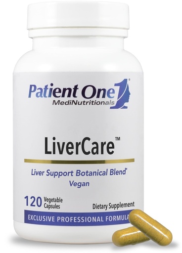 [BRSWGAAOPMGQO2T7] Patient One LiverCare | Supplement to Support Liver Health* | with Milk Thistle, Glutathione, Turmeric, Artichoke and More | 120 Capsules