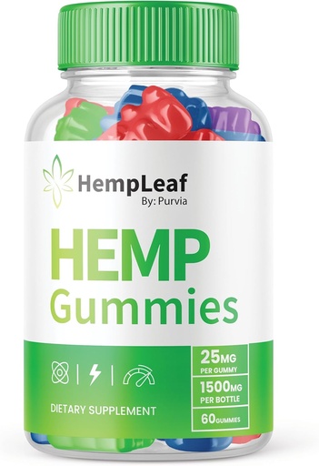[BRSRAYIEAECBY3QY] Hemp Leaf Gummies - Official Formula - Hemp Leaf Gummies with Hemp Extract, Advanced Strength Zen Performance Hemp Blend, Zen Boost Hemp Gummies Maximum Strength, Fast Acting Zen Gummie (60 Gummies)