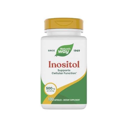 [BRSWIZADAR6G2FLU] Nature's Way Inositol, 500 mg per Serving, 100 Capsules