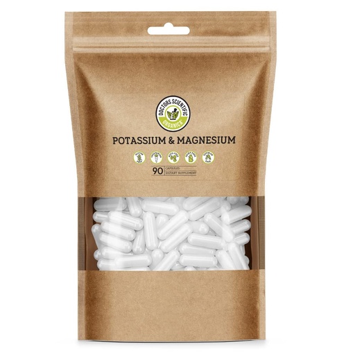 [BRSWGFIHCV7AICAY] DSO Potassium Magnesium Supplement - 90 Count - Doctor Designed High Absorption Magnesium Potassium Supplement – Vegan Potassium Magnesium Aspartate for Sleep & Leg Cramp Relief