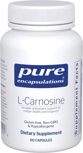 [BRSWIYYKO4FAM3I5] Pure indkapslinger L- Carnosine Note 124; Aminosyre supplement til joints, hjerne, antioxidanter, hjerte sundhed, og motion *