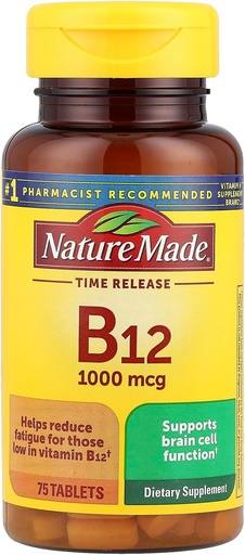 [BRSWIY33A4CGKFAZ] Doğa Made, B-12 1000 mg, 75 ct