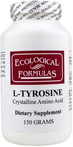 [BRSWGHAOCUOWY2D7] Ecological Formulas L- tirosine Crystallin Amino Amino Acid Powder, White, 150 Gram