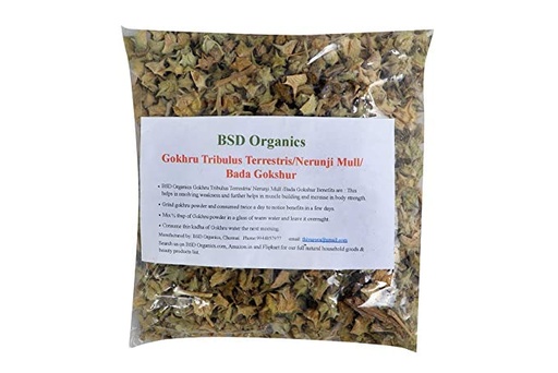 [BRSWYCT3OZ4AYGT4] BSD Organics Gokhru Tribulus Terrestris, 50 Grams / 1.7 Ounce | Nerunji Mull, Bada Gokshur