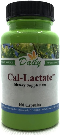 [BRSWKYICCQAGA2TU] Daily Manufacturing Calcium Lactate™ 100 Capsules