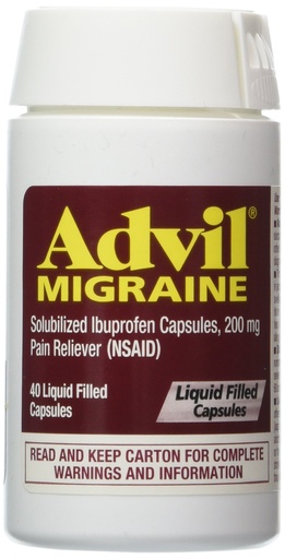 [BRSWIYQGCAGBO2TU] ADVIL MIGRAINE LIQUI-GELS (40 Capsule)