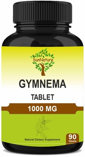 [BRSROYY5PIOQE3DL] Gymnema Tablets 90 Tablets, 1000 mg | 45 Days Supply | Gurmar | Gymnema Sylvestre Supplements | Vegan