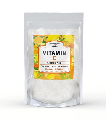 [BRSWGHQOAV4GOHL4] Unpretentious Vitamin C Powder Baker Ascorbic Acid, Resealable Bag (16 Ounce)