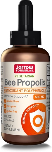 [BRSWYGQ2CEMB6HIZ] Jarrow Fixas Bee Propolis 500 mg - 1 fl oz - Ekstrakt płynny wolny od alkoholu - Suplement przeciwutleniacza immunologicznego - Wsparcie immunologiczne - Około 30 Służenia