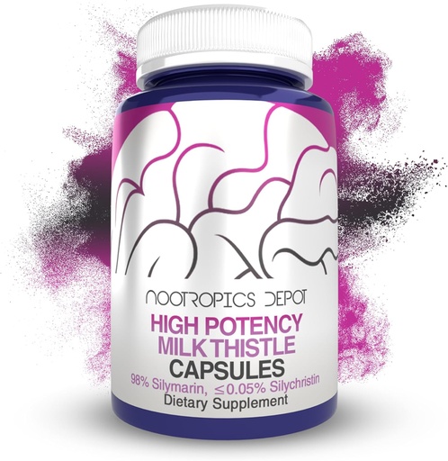 [BRSWYHA3CAPW23I7] Nootropics Depot High Potency Milk Thistle Extract kapselit 